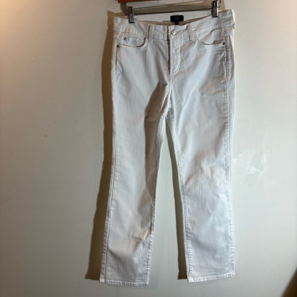 NYDJ Not Your Daughter Jeans Sz 8P Straight Leg 5 Pocket High Waist Jeans - Picture 2 of 12